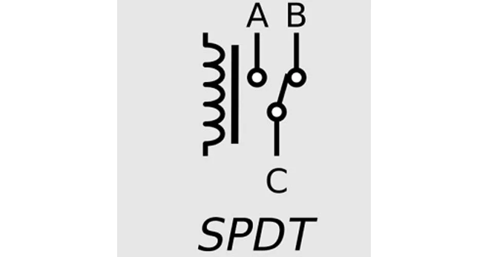 Simbol SPDT Relay