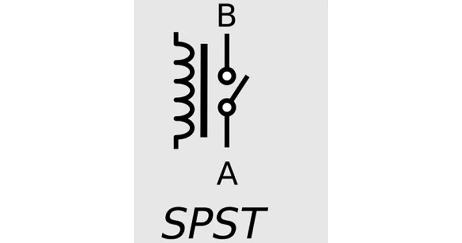 Simbol SPST Relay