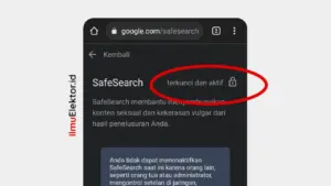 Cara Menonaktifkan SafeSearch Google Fitur Terkunci Hukum Setempat