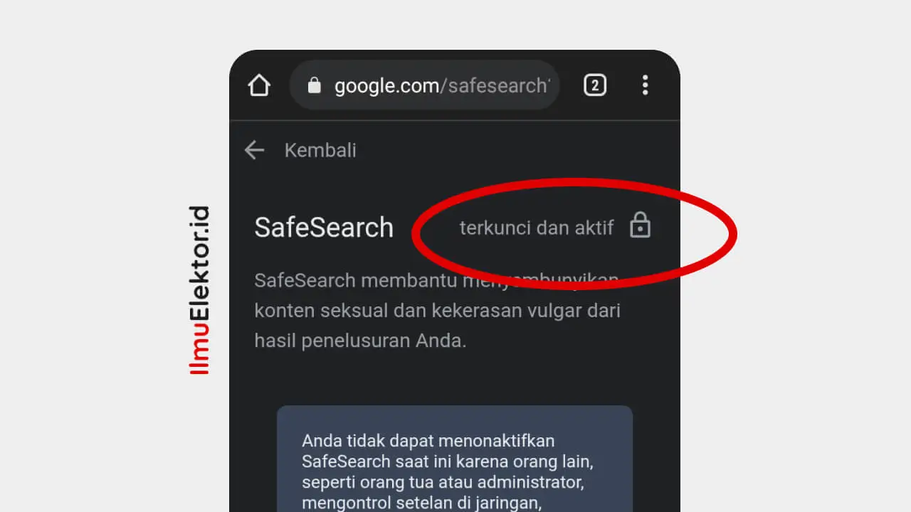 Cara Menonaktifkan SafeSearch Google