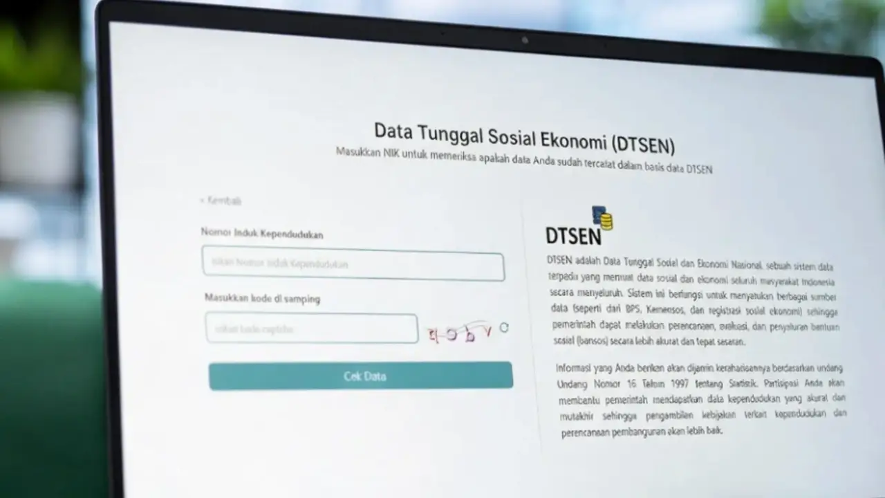 Cek Desil DTSEN BPS 2026 Lewat HP